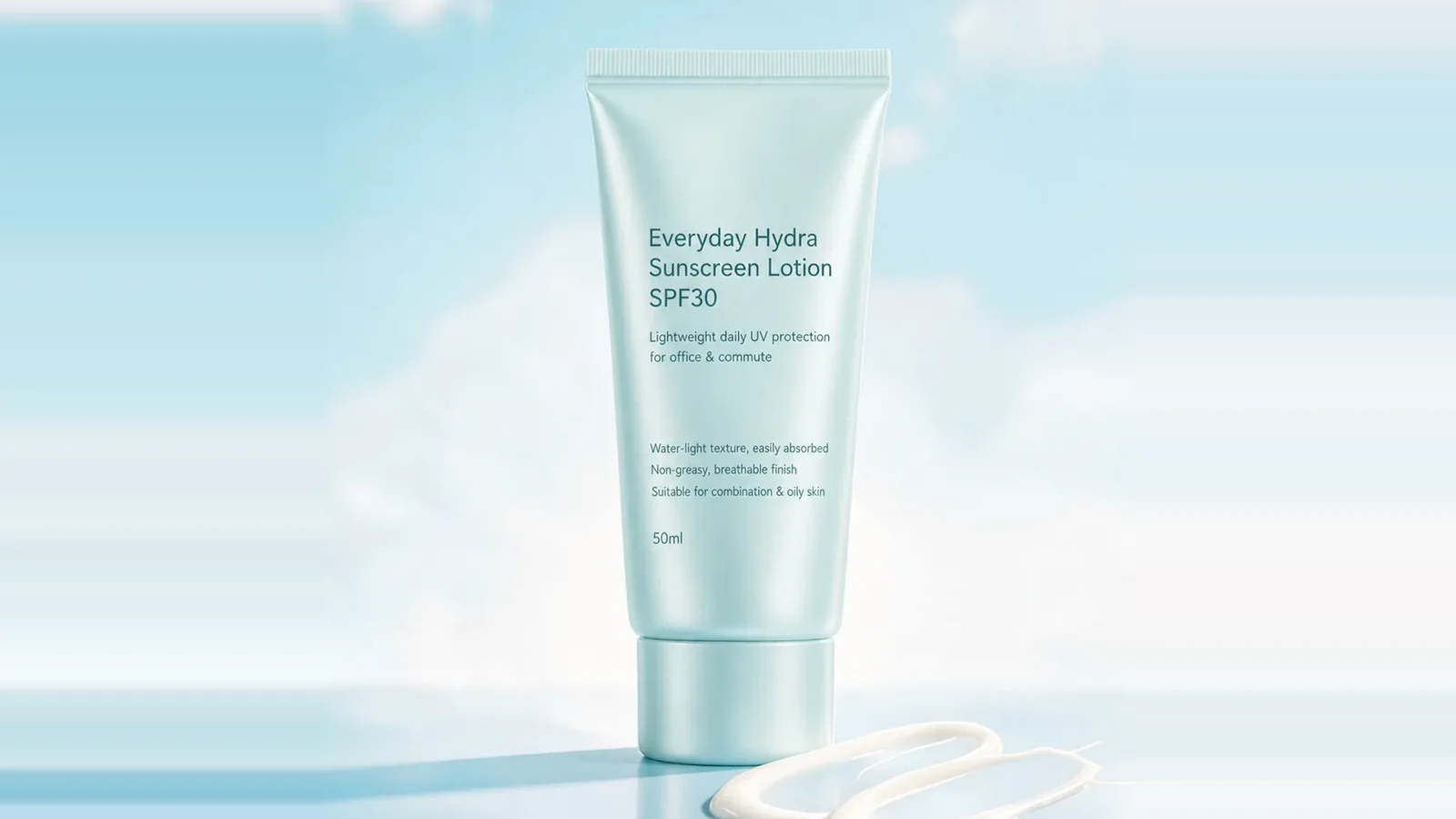 Everyday Hydra Sunscreen Lotion SPF30, an example of a sunscreen product that is regulated as an over-the-counter drug rather than a cosmetic when sold in the United States