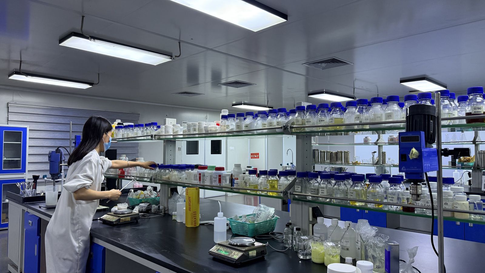 Laboratory interior