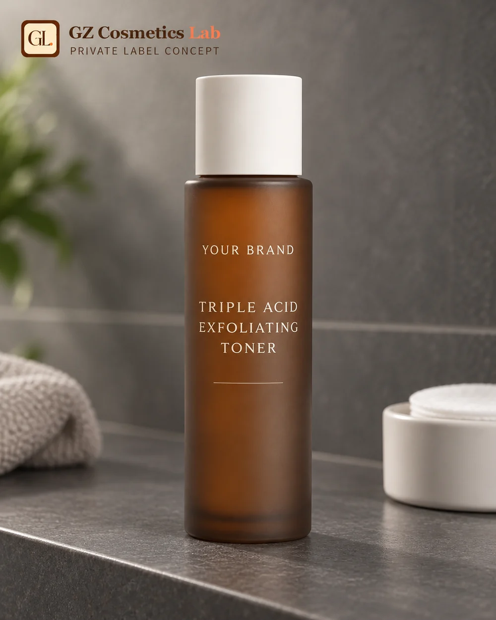Triple Acid Exfoliating Toner - OEM/ODM cosmetics manufacturing Guangzhou