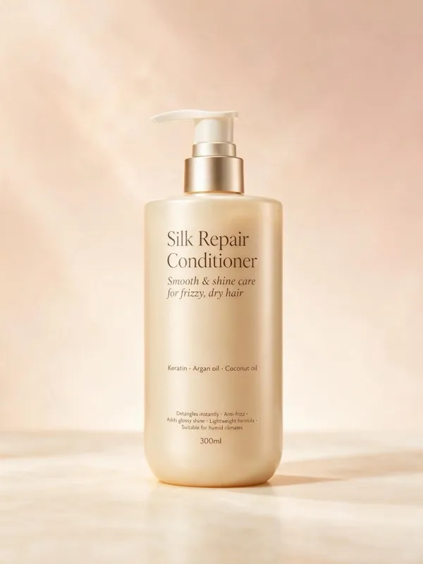 Private label hair care range including shampoo, conditioner and hair mask produced for a brand