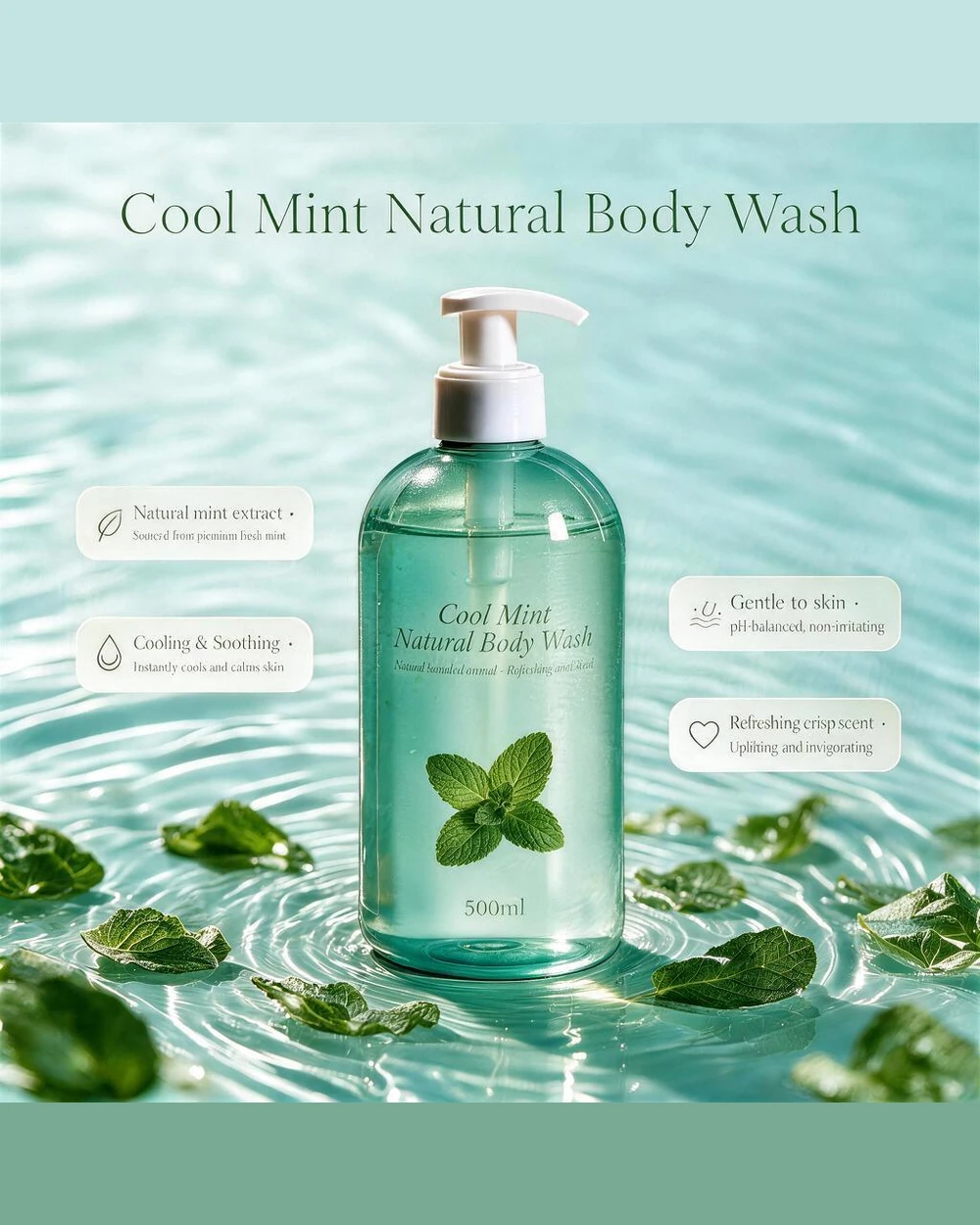 Cooling Peppermint Body Wash