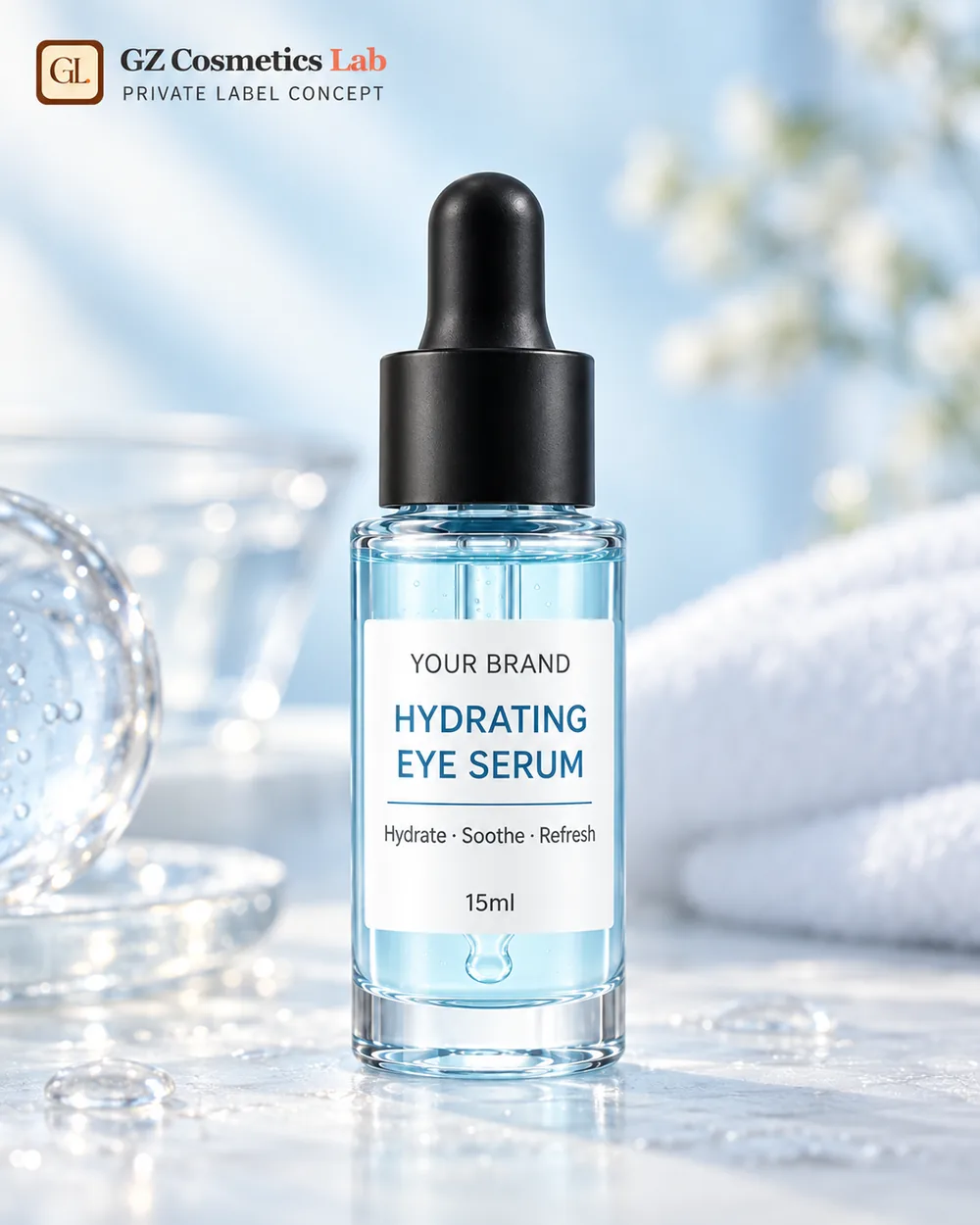 Custom Eye Serum - OEM/ODM cosmetics manufacturing Guangzhou