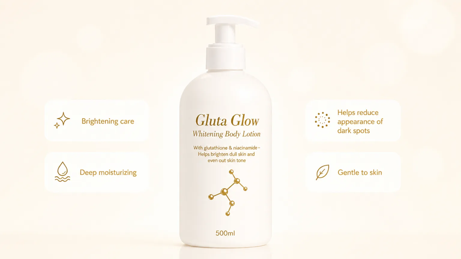 Glutathione whitening product formulated to ASEAN-compliant active levels for the Philippine market