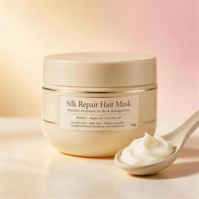 Private label hair mask in a jar, a higher-margin treatment format for hair care brands