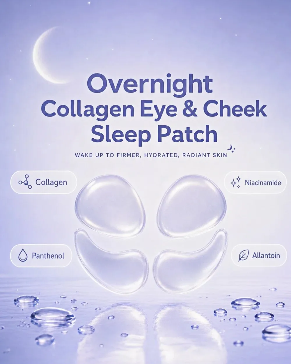 Overnight Collagen Eye & Cheek Sleep Patch