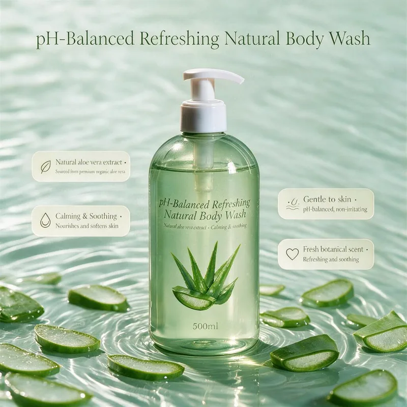 pH-Balanced Refreshing Body Wash - OEM/ODM cosmetics manufacturing Guangzhou