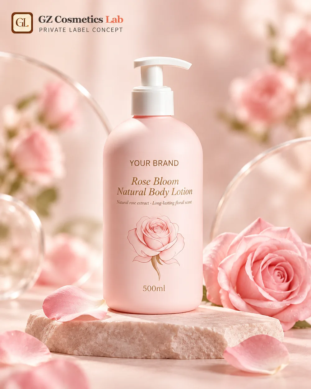 Rose Bloom Natural Body Lotion