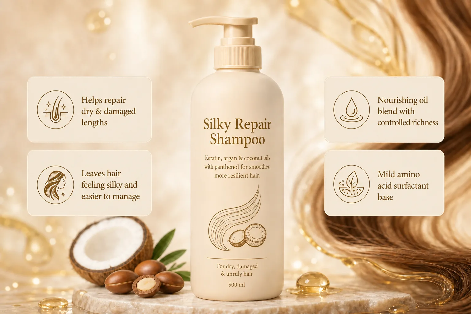 Silky Repair Shampoo