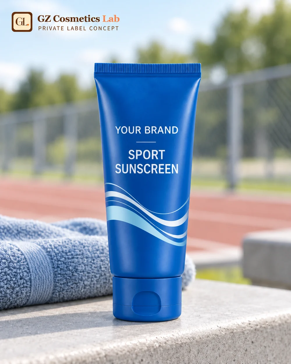 Sport Water-Resistant Sunscreen SPF50 - OEM/ODM cosmetics manufacturing Guangzhou