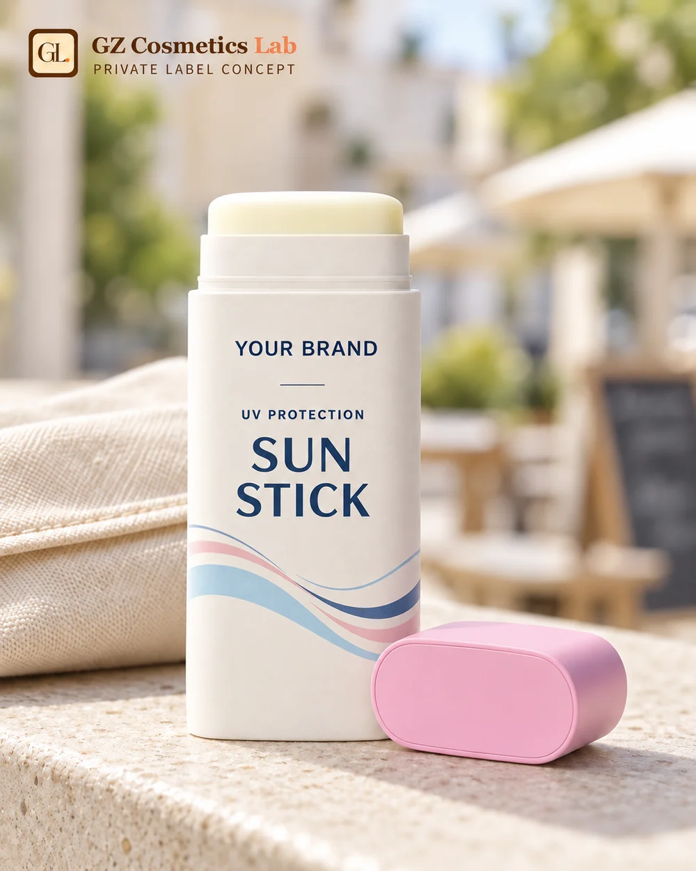 UV Protection Sun Stick SPF50+ PA++++ - OEM/ODM cosmetics manufacturing Guangzhou